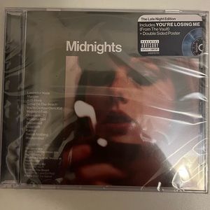 NEW Taylor Swift CD Midnights(The Late Night Edition)  Metlife Exclusive In Hand